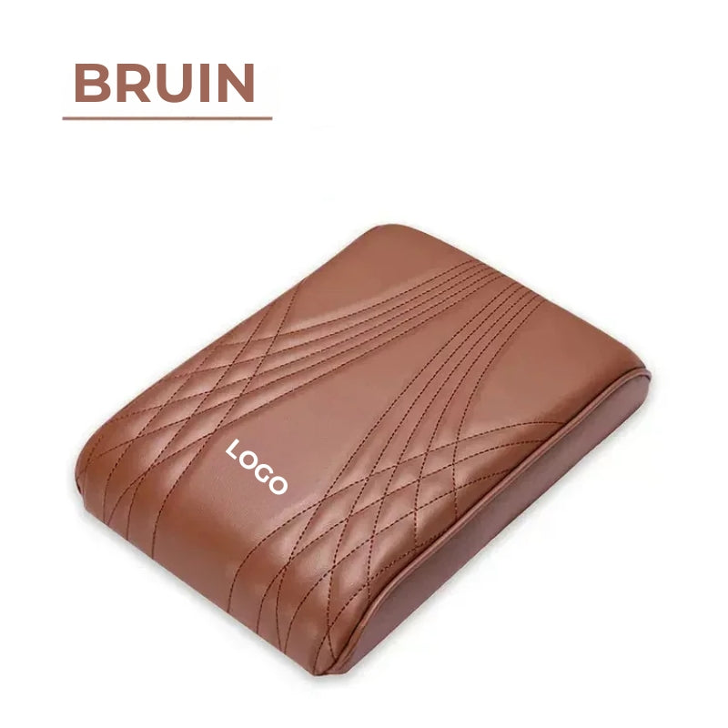 Auto Armsteunn Cover - Leer + Geheugenkatoen