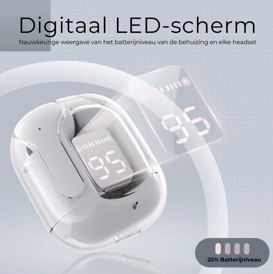 T6 Smart Display Bluetooth Earbuds