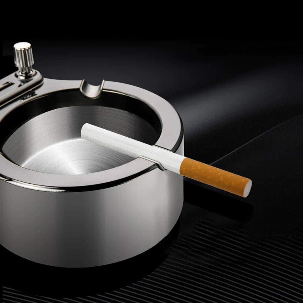 Ingebouwde Aansteker Asbak - Roestvrij staal & Aluminium