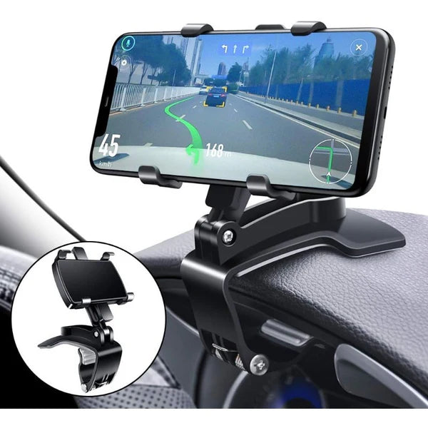 Dashboardclipbevestiging 360 graden draaibaar