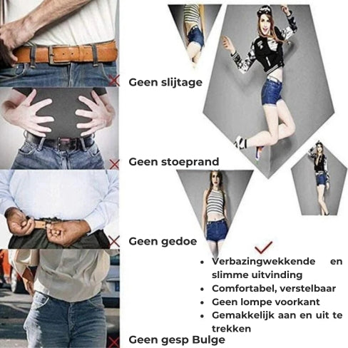 Gesploze elastische taillebanden