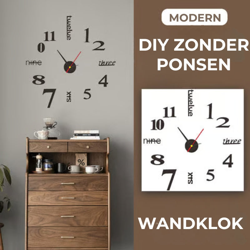 Moderne Wandklok