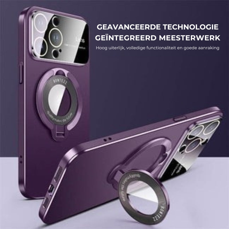 iPhone Metallic Hoesje - Statief en Camerabescherming