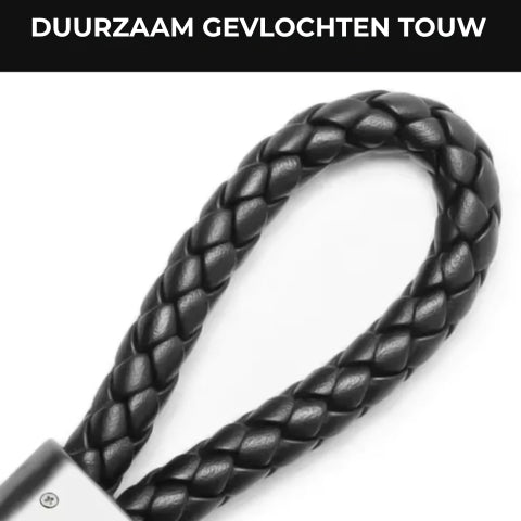 Gevlochten Auto Sleutelhanger
