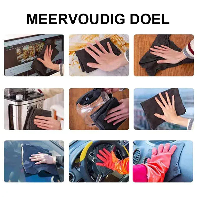 Diepreinigende Schoonmaakdoek (geen vegen, strepen, of pluisjes)