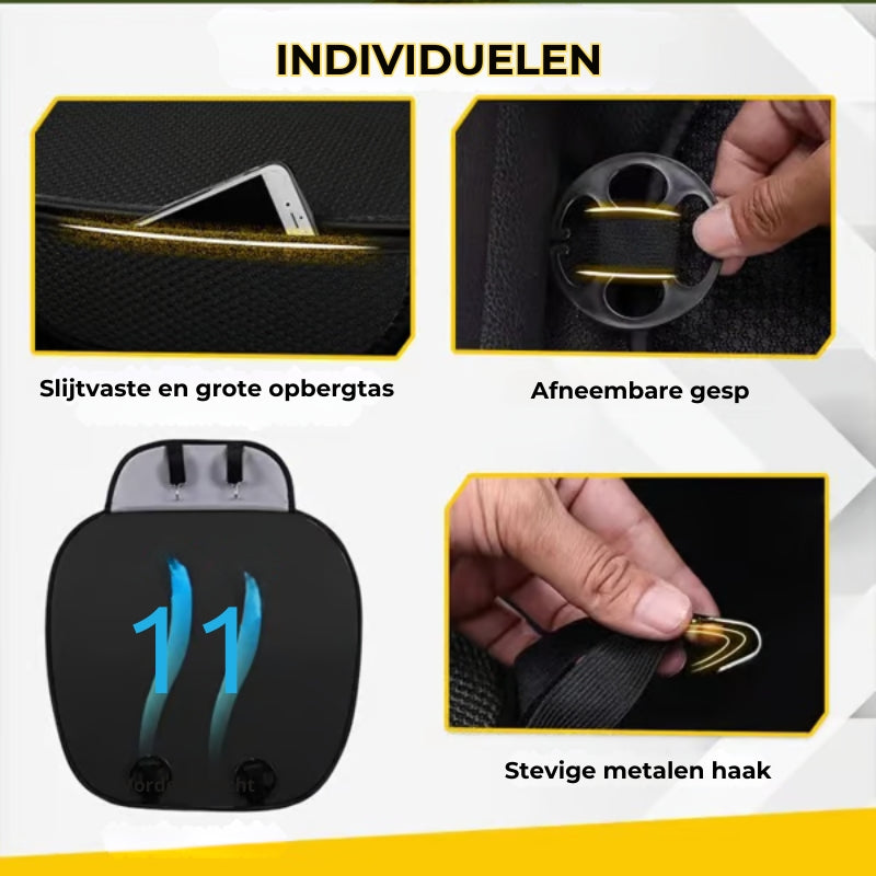 Ademende en Slipvaste Autostoelhoezen van ijszijde