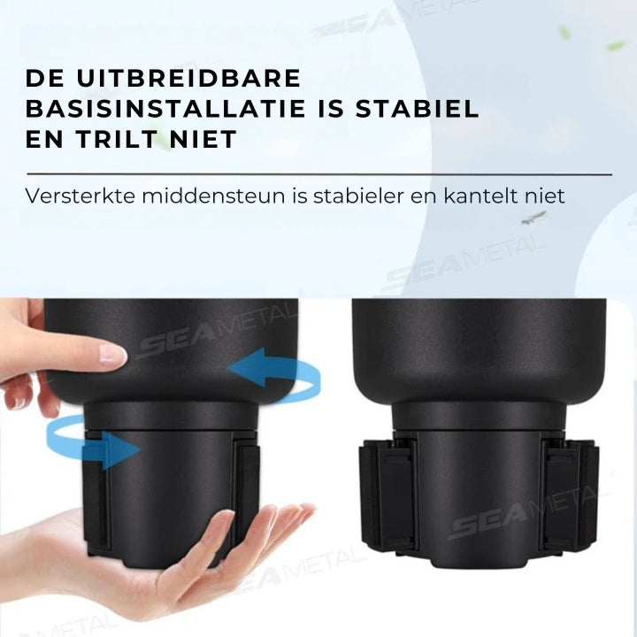 FlexiTray - 4-in-1 bekerhouder & snackbakje