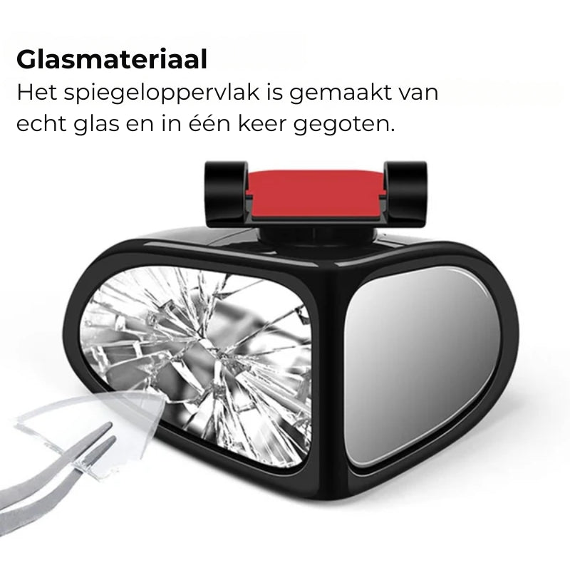 Biflect - Dodehoekspiegelset, 360° draaibaar en vergroot zicht (2st)