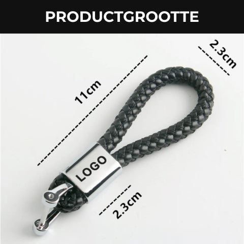 Gevlochten Auto Sleutelhanger