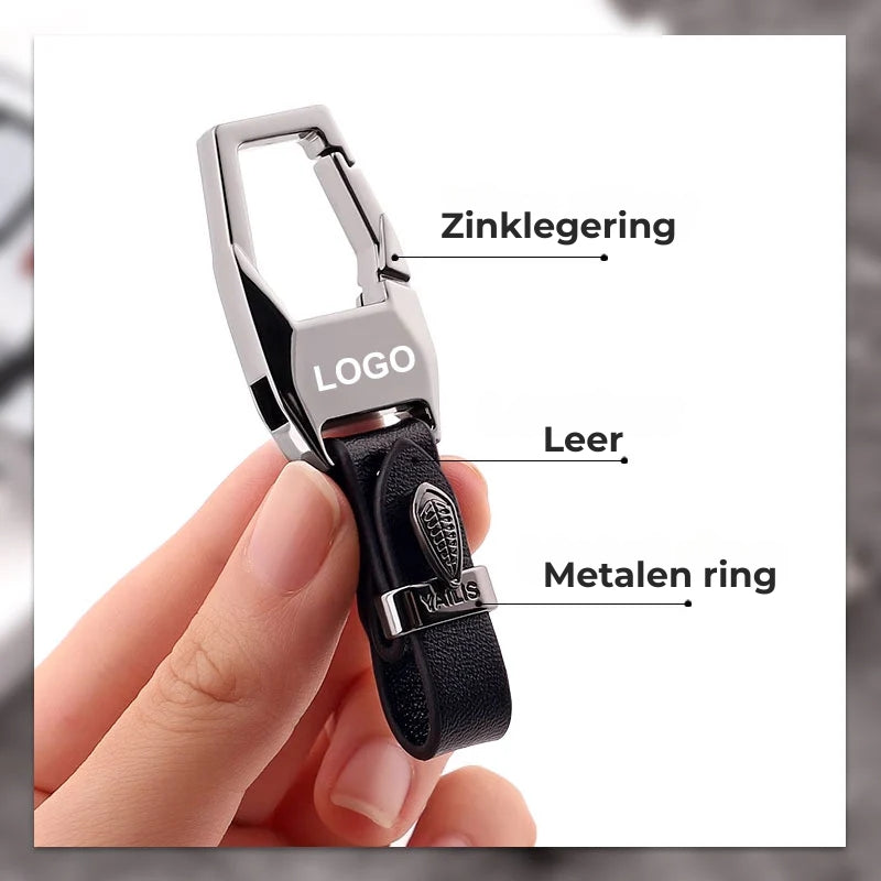 Autosleutels Leren Sleutelhanger