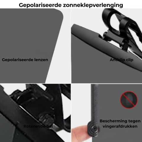 Polarisatie Transparante Zonneklepverlenging