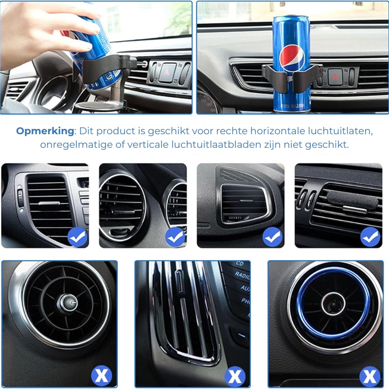 Holdio™ - Verstelbare bekerhouder voor in de auto