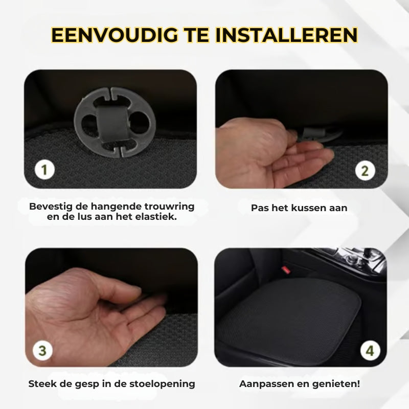 Ademende en Slipvaste Autostoelhoezen van ijszijde