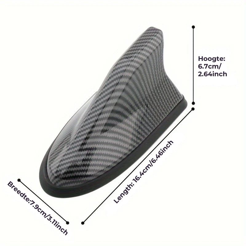 Haaienvinantenne met LED-Zonnelicht en Anticollisiefunctie