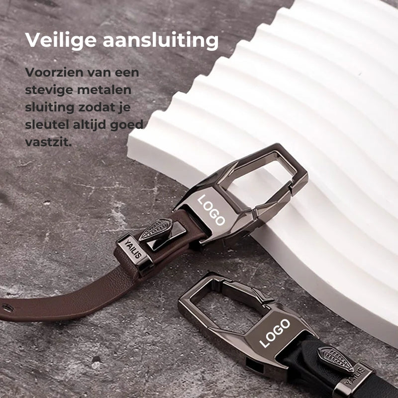 Autosleutels Leren Sleutelhanger
