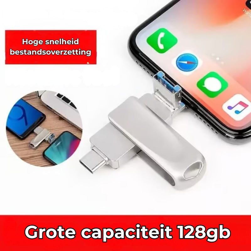 128GB Flashdrive - Universeel Compatibel