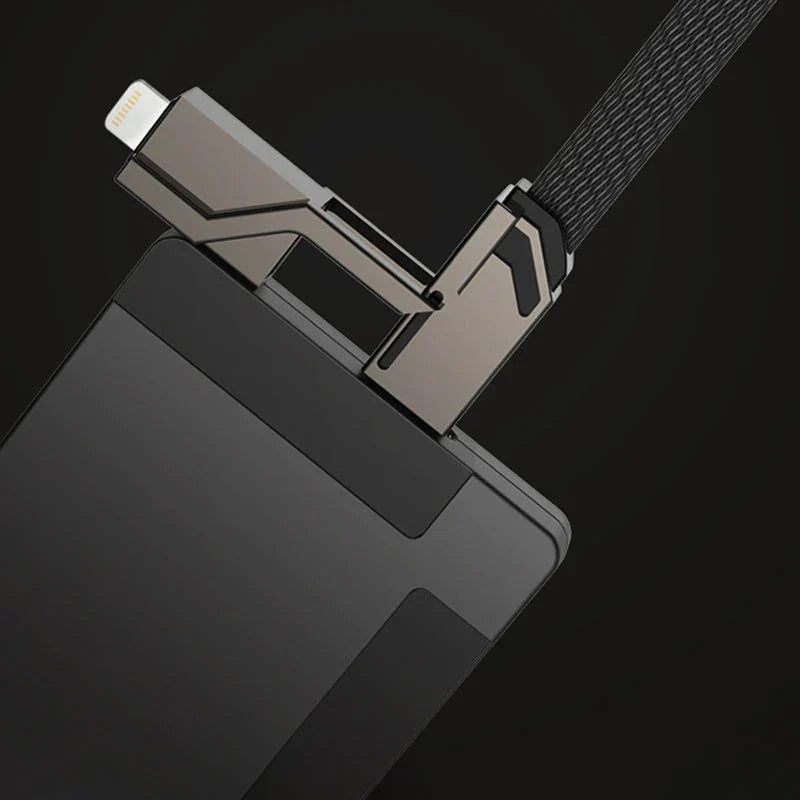 4-in-1 Laadkabel (Anti-Knoop)