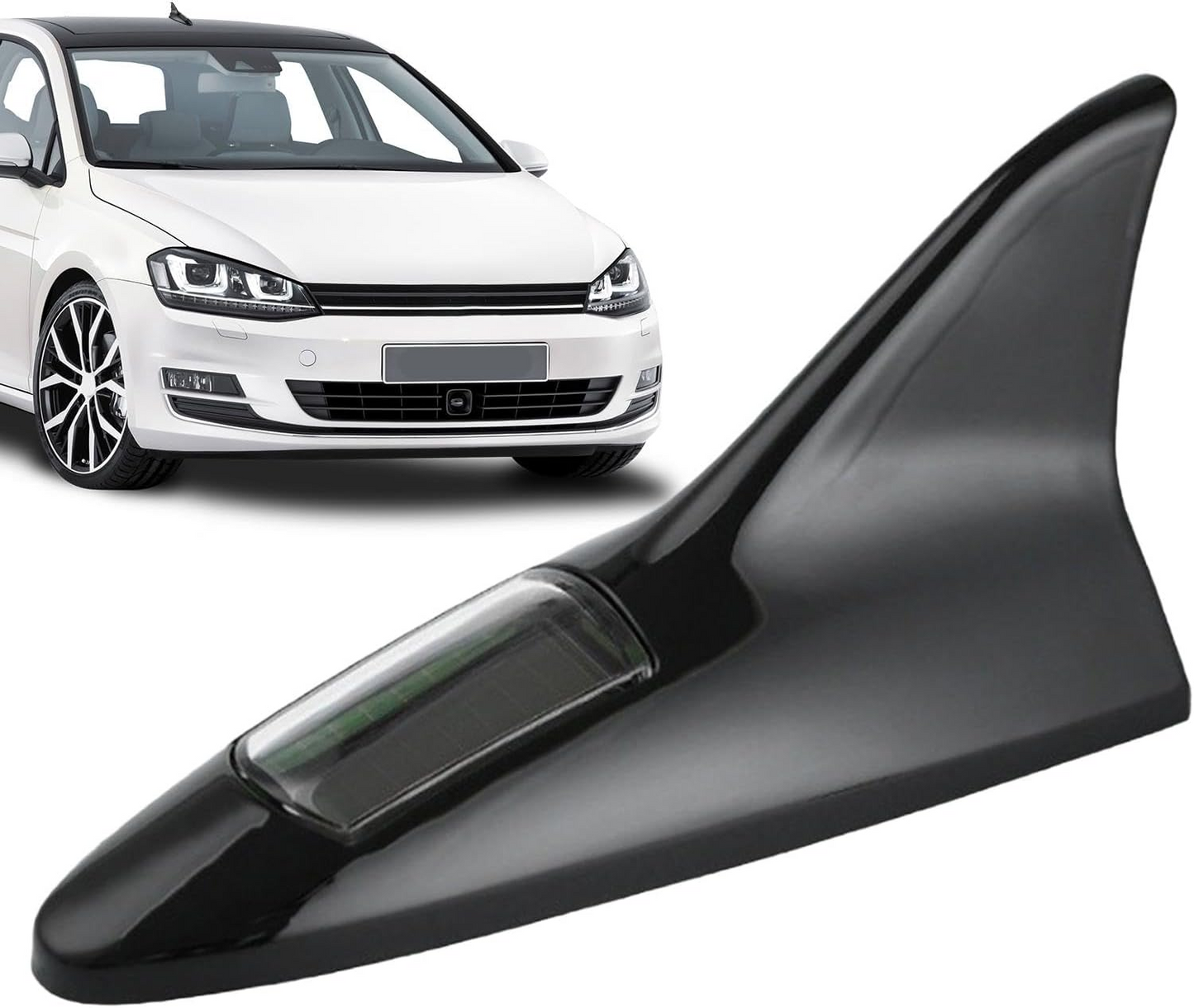 Haaienvinantenne met LED-Zonnelicht en Anticollisiefunctie