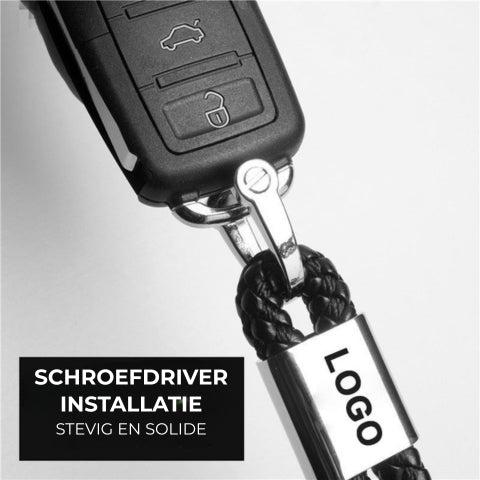 Gevlochten Auto Sleutelhanger