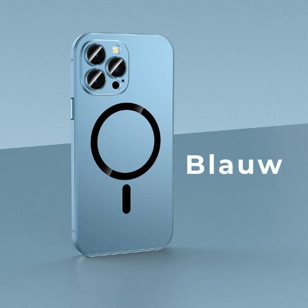 iPhone Magsafe Hoesje - mat aluminium metaal