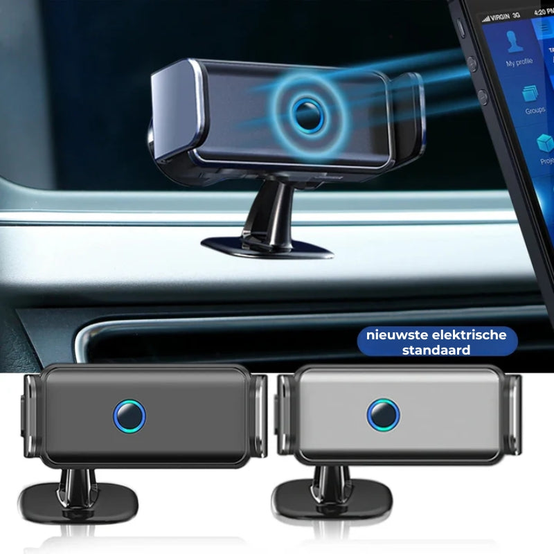Houder360° TelefoonKlem: Automatische Klem Dashboard En Ventilatierooster Telefoonhouder