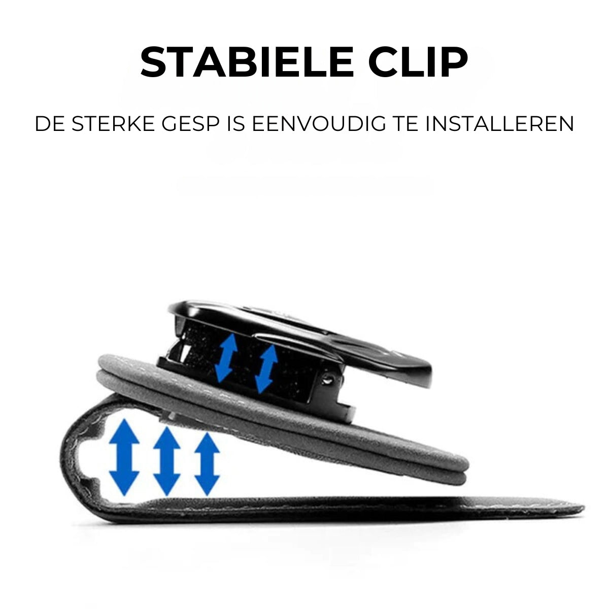 Multifunctionele Auto Brilclip Gestikt Suede