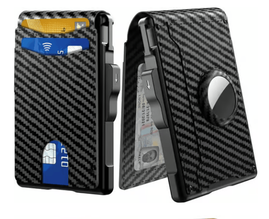 Leren RFID Airtag Portemonnee