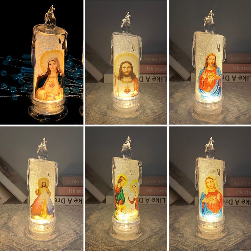 Vlamloze LED gebedskaarsen