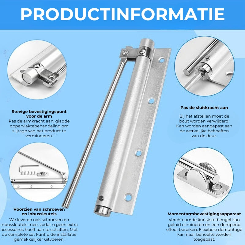 Zelfsluitende Automatische Deurscharnier
