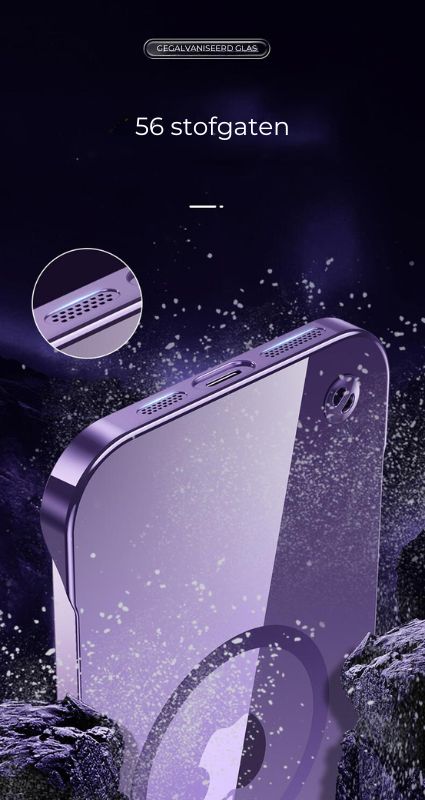 Transparant, Frameloos iPhone Hoesje (MagSafe)