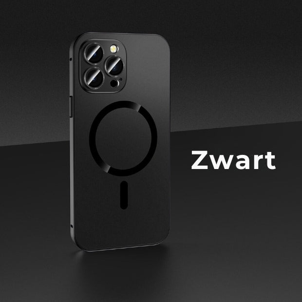 iPhone Magsafe Hoesje - mat aluminium metaal