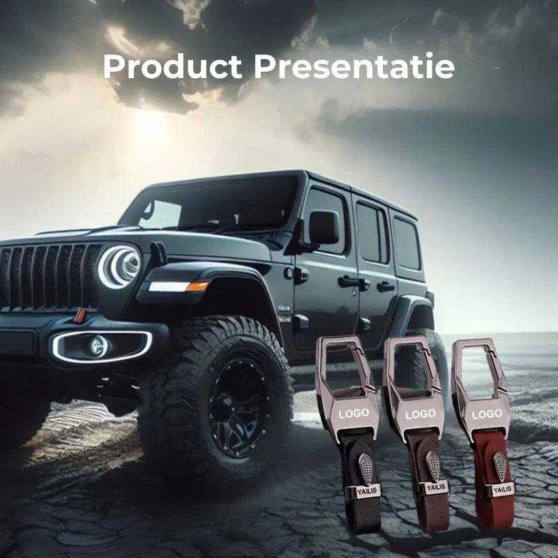 Autosleutels Leren Sleutelhanger