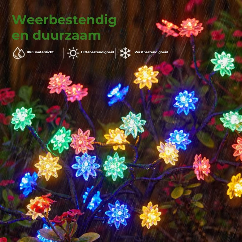 Zonne-Energie Kersenbloemen Tuinlamp