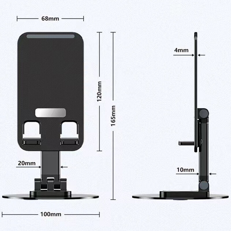 Draaibare Mobiele Telefoonstandaard - Aluminiumlegering