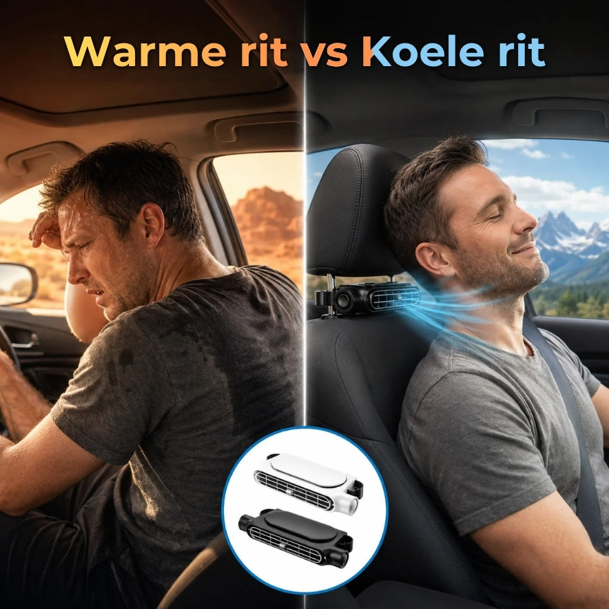 💨 Krachtige Autostoel Ventilator
