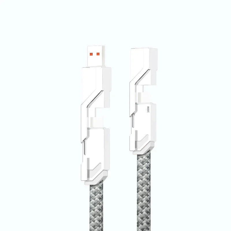 4-in-1 Laadkabel (Anti-Knoop)