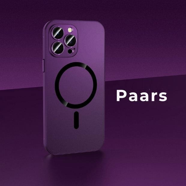 iPhone Magsafe Hoesje - mat aluminium metaal