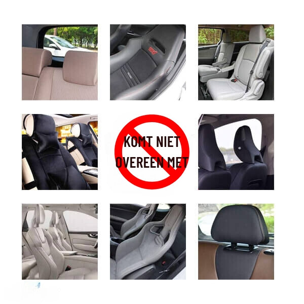 TRIPREST® - Egonomische hoofd-en neksteun voor in de auto