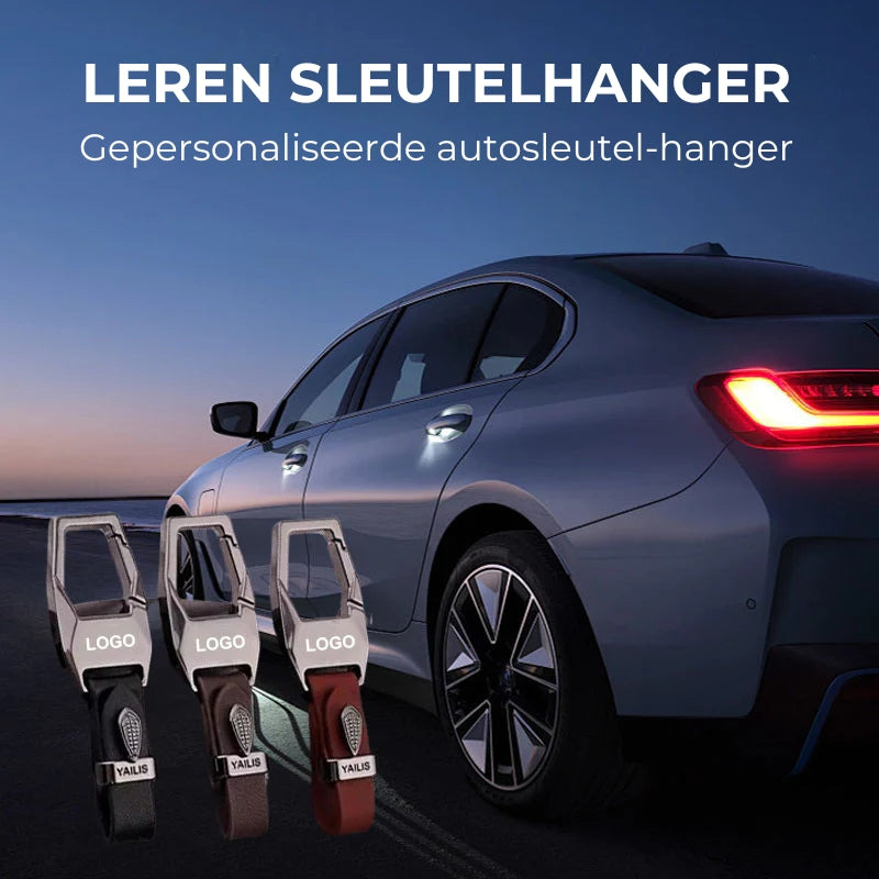 Autosleutels Leren Sleutelhanger