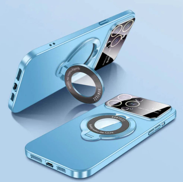 iPhone Metallic Hoesje - Statief en Camerabescherming