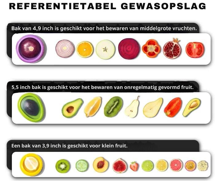Keepit⢠Fruit en Groente Bewaardoosjes