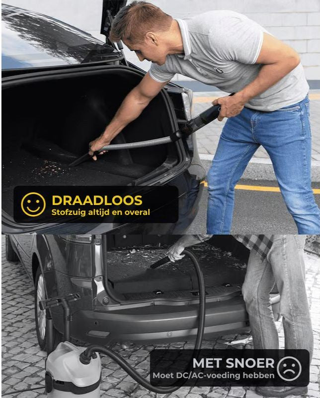 V8 Mate Draadloze Autostofzuiger met hoog vermogen 13000Pa/30AW