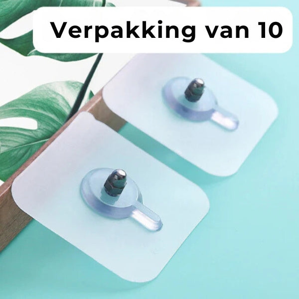 Boorvrije muurhaken (Set van 10 stuks)
