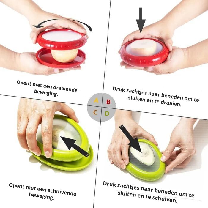 Keepit⢠Fruit en Groente Bewaardoosjes