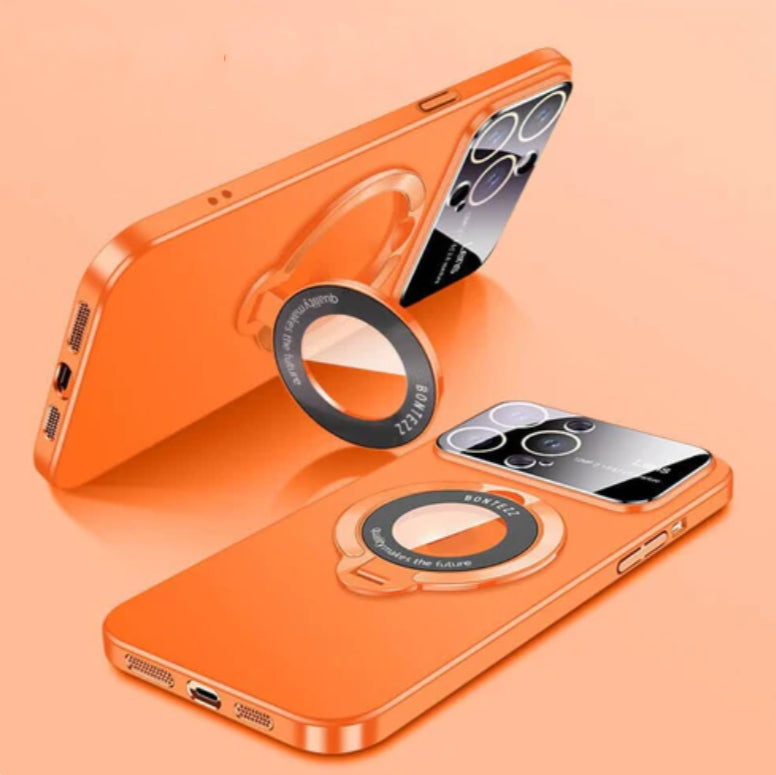 iPhone Metallic Hoesje - Statief en Camerabescherming