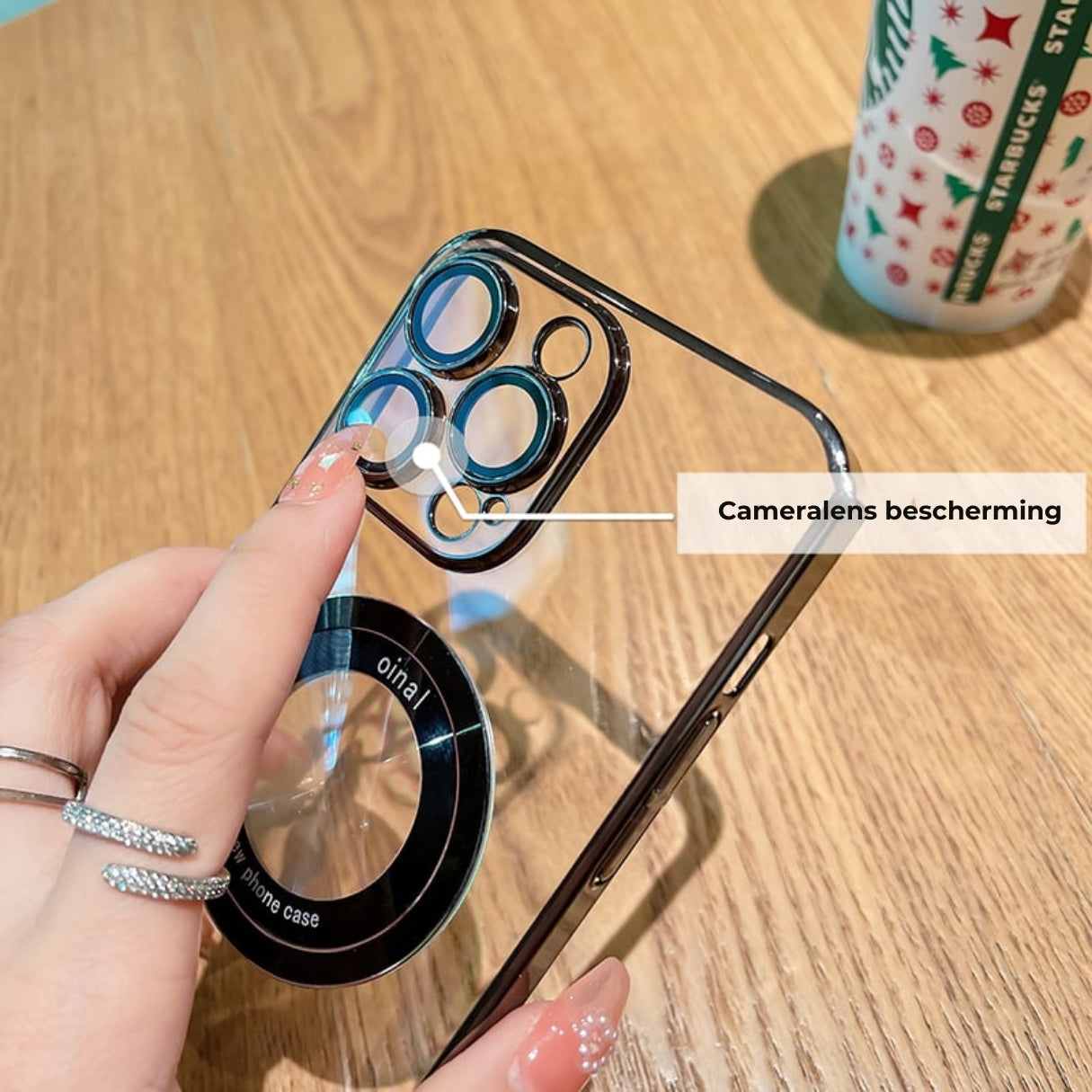 Doorzichtig Magnetisch iPhone Hoesje