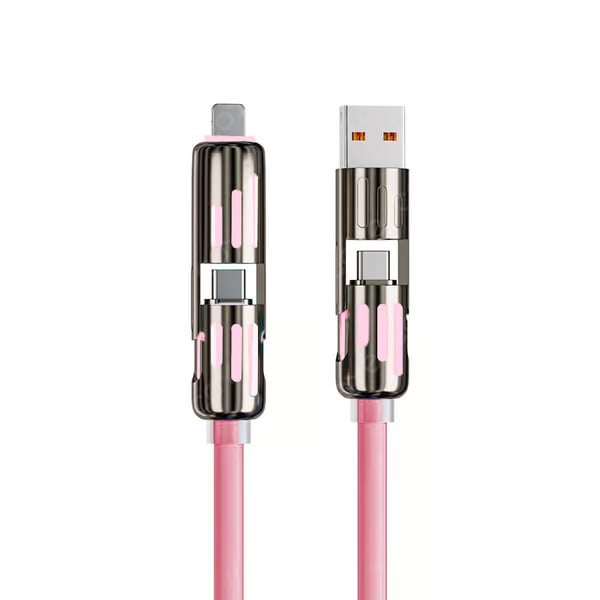 🔥4-in-1 Usb-Oplaadkabel Voor Snel Opladen Max 60W