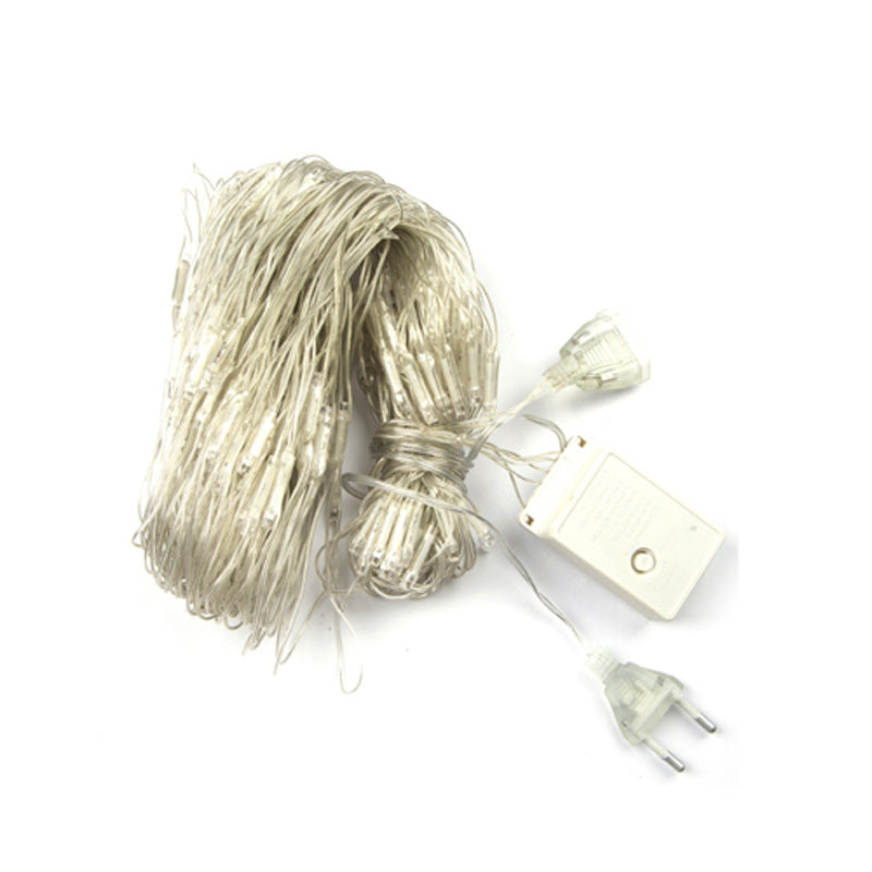 Visnetlampjes op zonne-energie