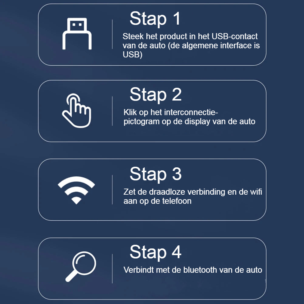 Mini Draadloze CarPlay Adapter