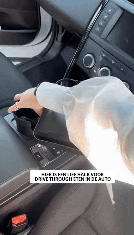 FlexiTray - 4-in-1 bekerhouder & snackbakje
